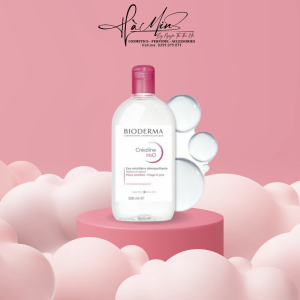Nước Tẩy Trang Bioderma Crealine H2O Nắp Nhấn Màu Hồng Dành Cho Mọi Dạ 500ml