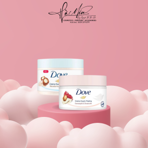 Tẩy Da Chết, Tế Bào Chết Dove Exfoliating Body Giúp Dưỡng Da Trắng Mịn Màng Macca & Lựu 225ml - Bản Đức