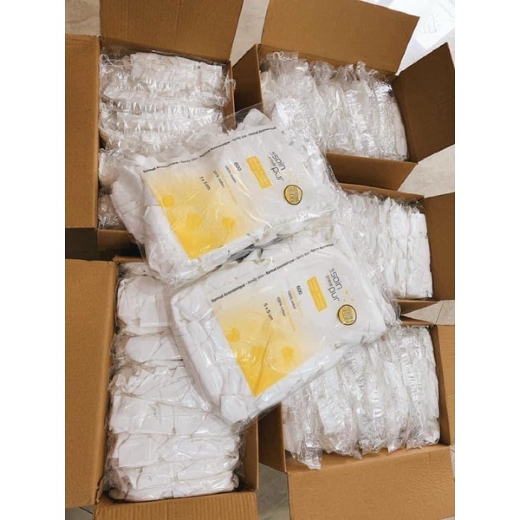 600 Miếng Bông Tẩy Trang Pháp Tetra Medical