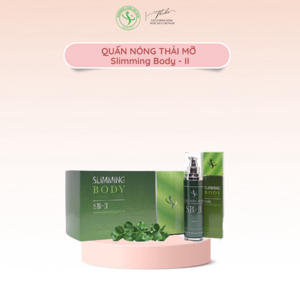 Bộ Quấn Nóng Thãi Mỡ Slimming Body SB-2- Đánh Bay Mỡ Thừa, Bụng, Bắp Tay , Đùi [ Hàng Chính Hãng ]