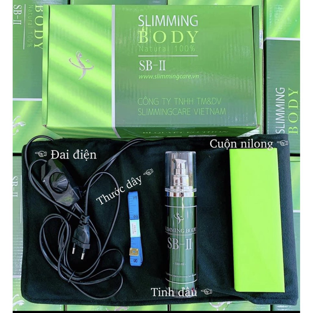 Bộ Quấn Nóng Thãi Mỡ Slimming Body SB-2- Đánh Bay Mỡ Thừa, Bụng, Bắp Tay , Đùi [ Hàng Chính Hãng ]