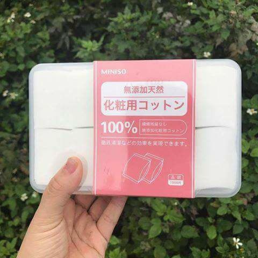 BONG TAY TRANG 1000 MIENG MINISO MONG BONG DAP TONER HIEU QUA - HAMINCOSMETIC