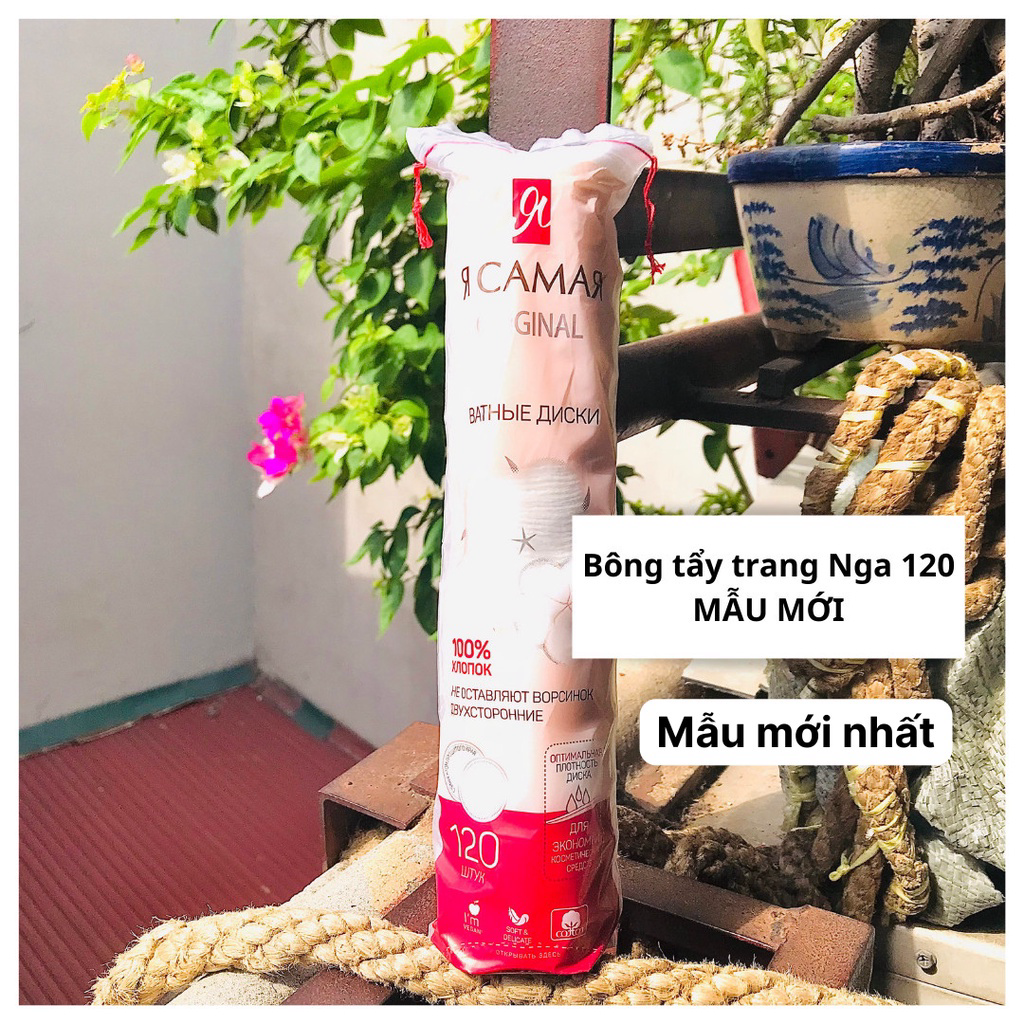 Bông Tẩy Trang Cao Cấp Ya Samaya RCAMAR Cotton Pads - Tôi là nhất (120 miếng - Nga)
