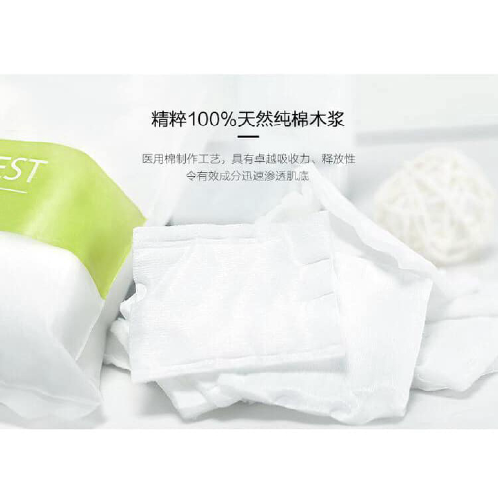 Bông Tẩy Trang Miniso Túi Zip 180 Miếng - Mềm Mịn - Tiết Kiệm