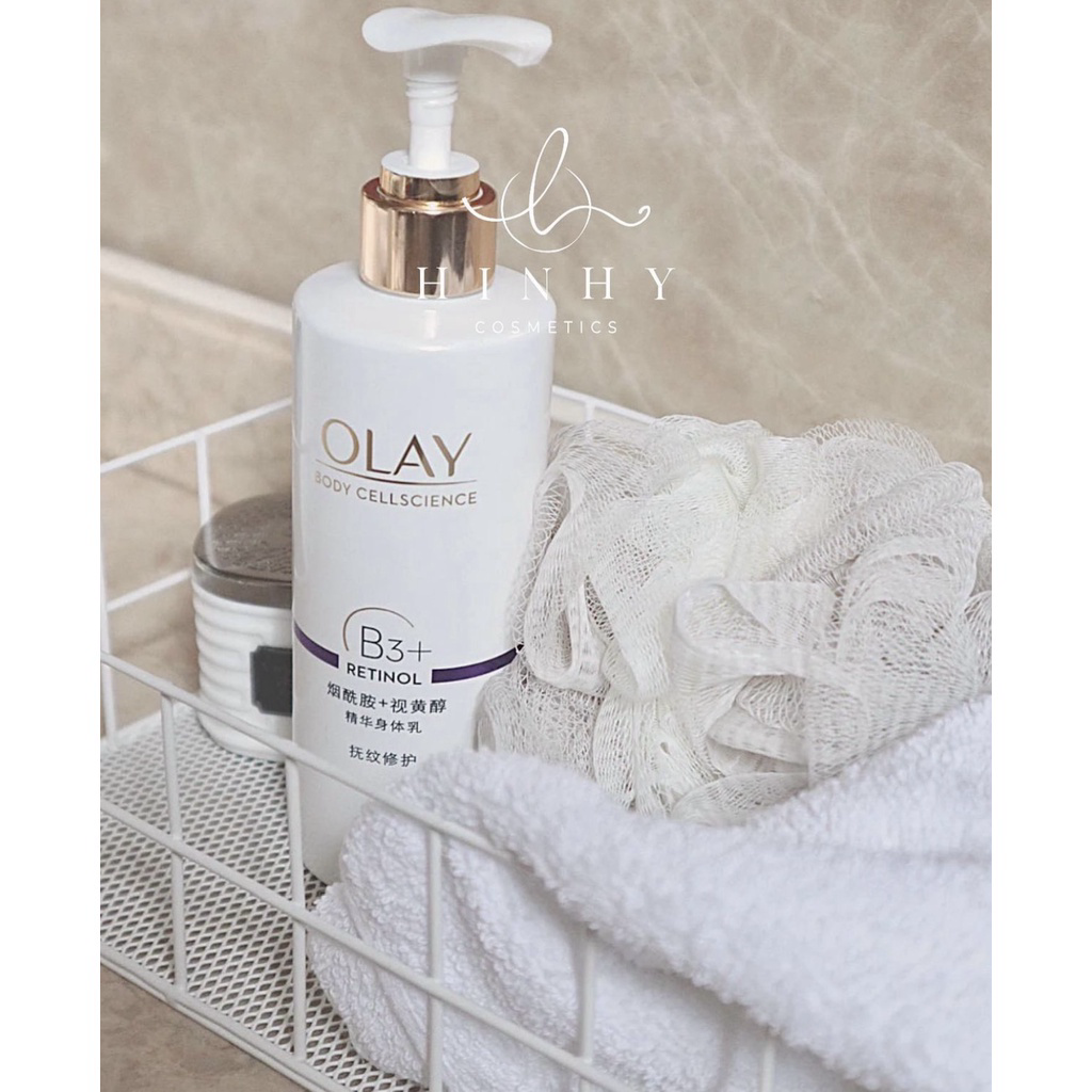 Dưỡng Thể Olay B3 Trắng Da Chống Lão Hoá Retinol Body Cellscience 250ml