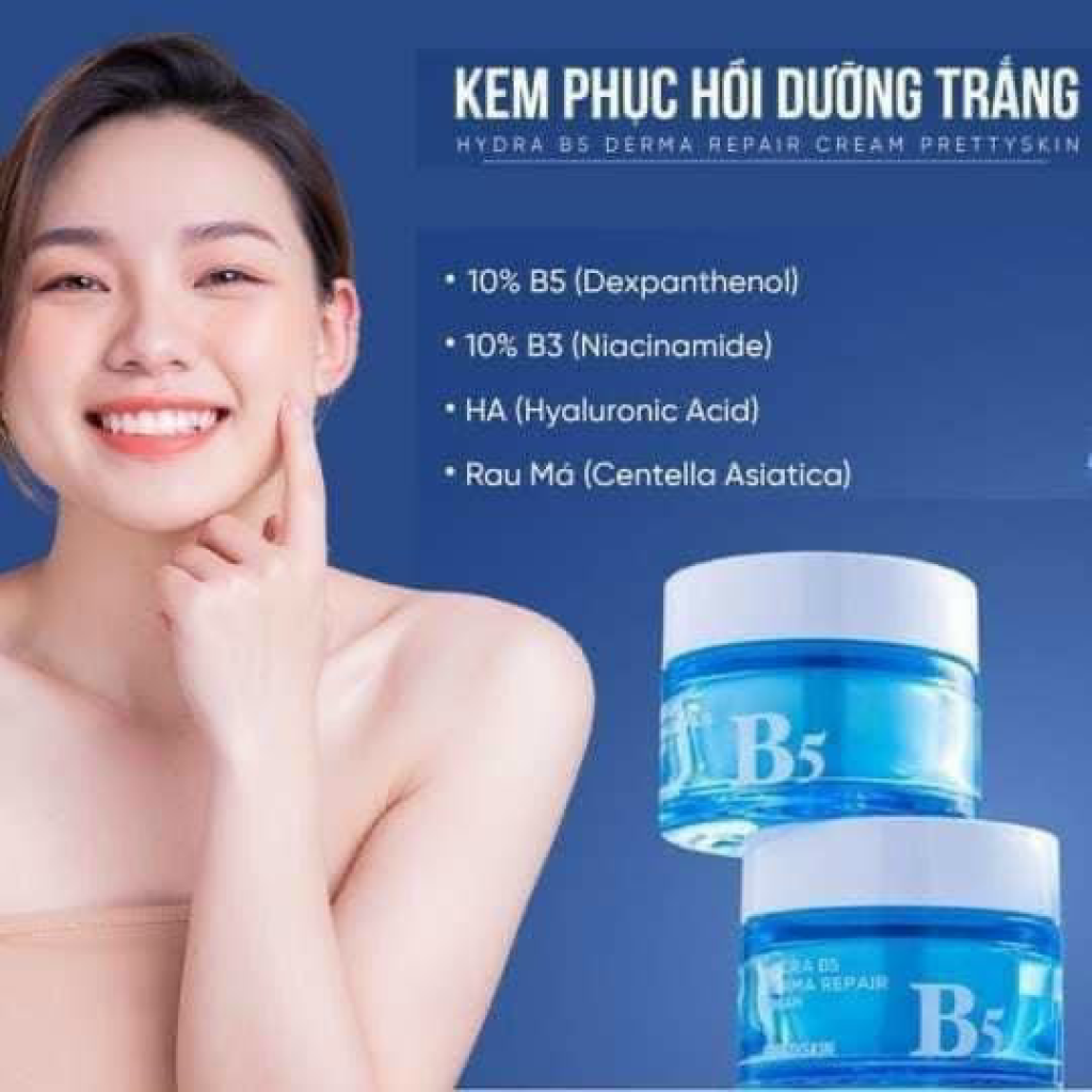 Kem Dưỡng Prettyskin Hydra B5 Derma Repair Cream
