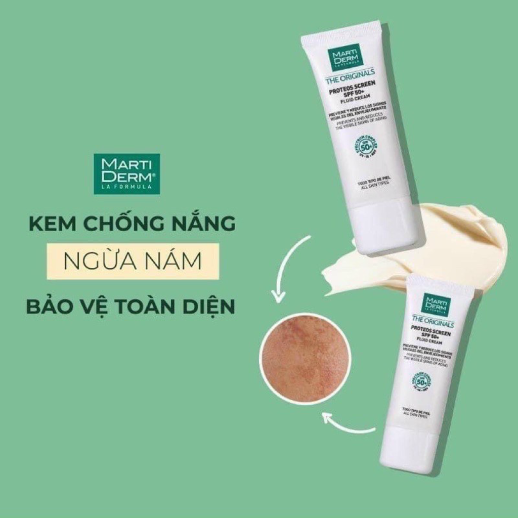 KEM CHONG NANG MARTIDERM THE ORIGINALS PROTEOS SCREEN SPF50- CHONG LAO HOA