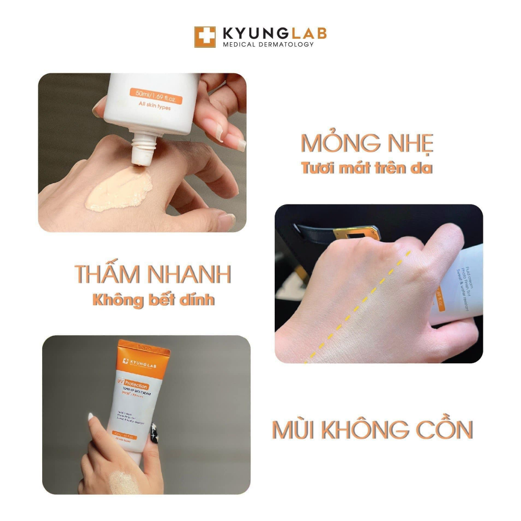 KEM CHONG NANG NANG TONE KYUNGLAB TONE UP SPF50- PA- 50ML