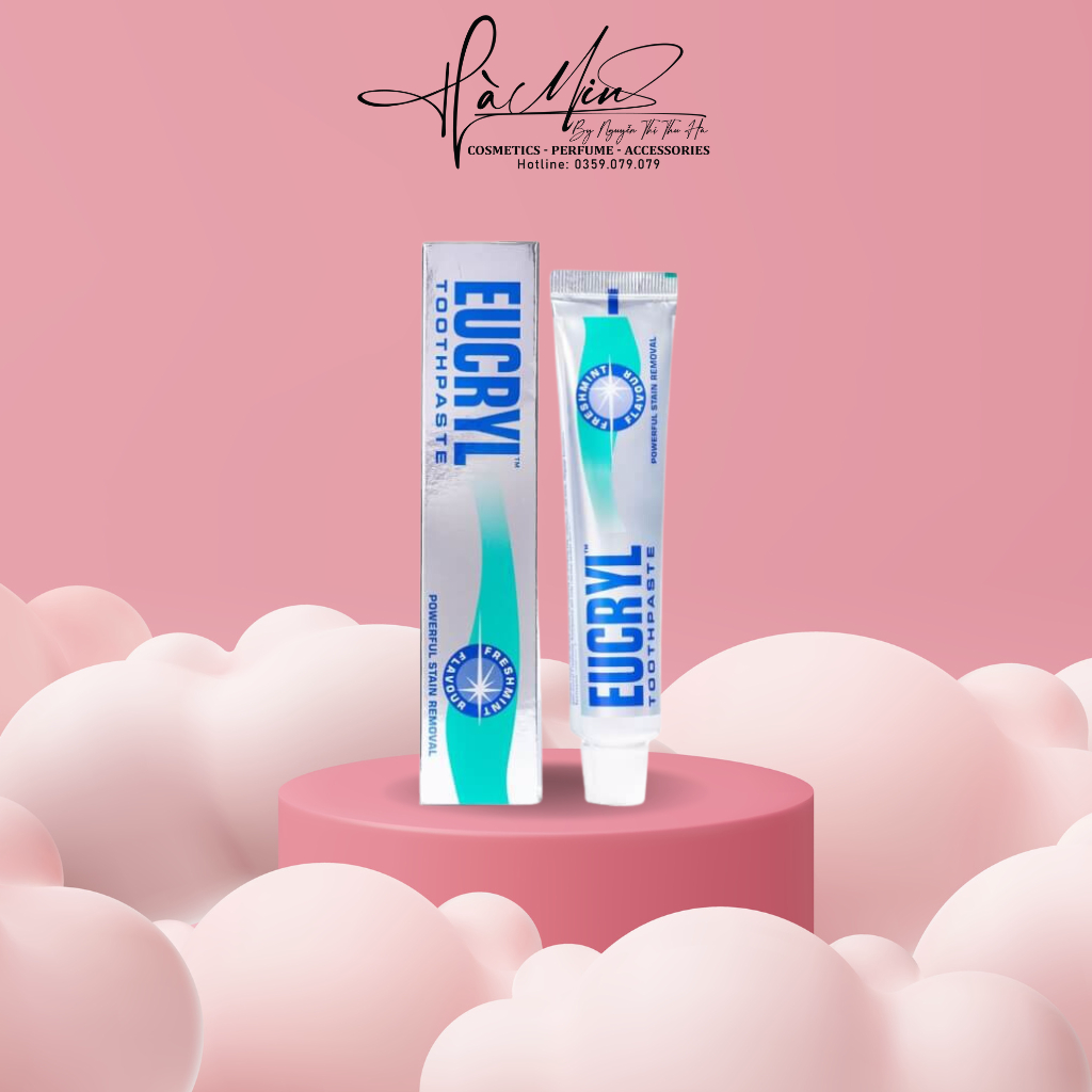 KEM DANH RANG BAC HA TAY TRANG EUCRYL TOOTHPASTE 62G