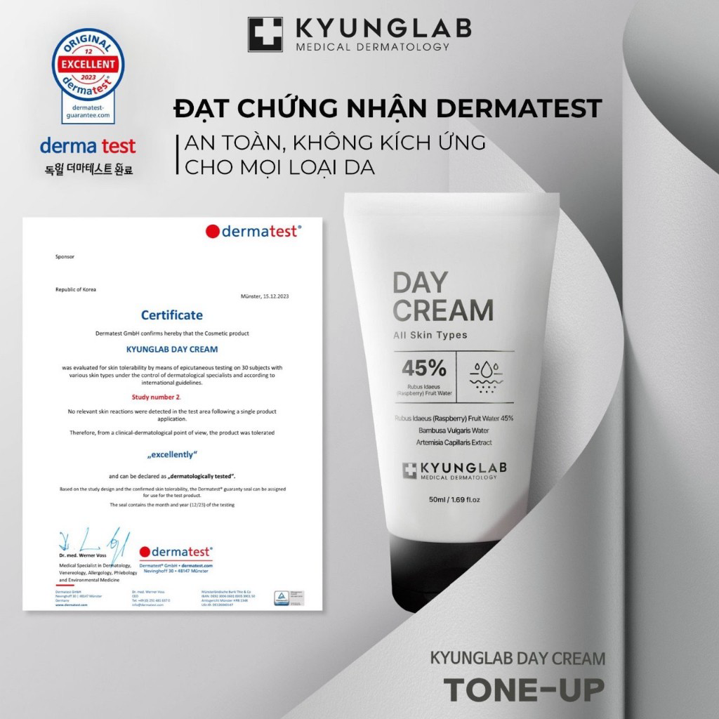 kem Dưỡng Ban Ngày Nâng tone Kyunglab Day Cream Dưỡng Trắng Da 50ml
