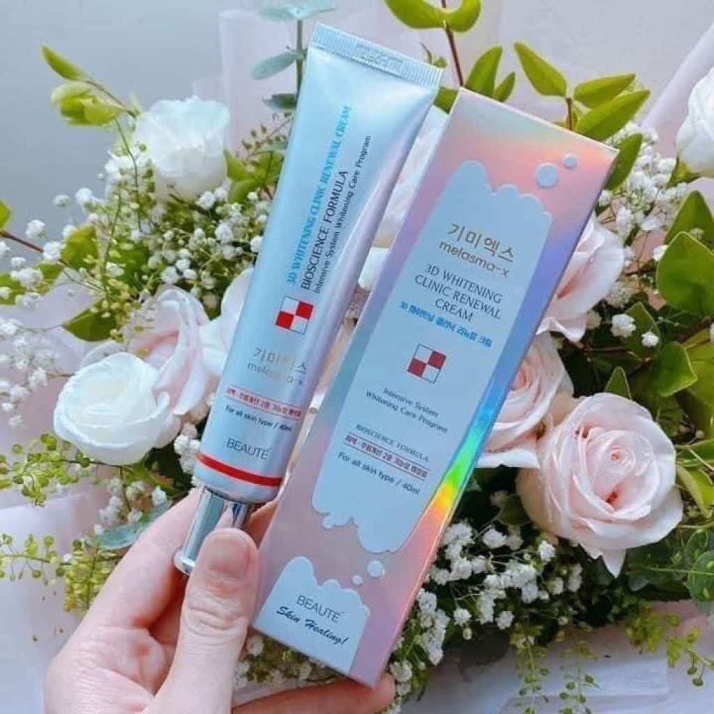 KEM LAM MO THAM NAM VA TAN NHANG MELASMA-X 3D WHITENING CLINIC CREAM 35ML HANG CHINH HANG