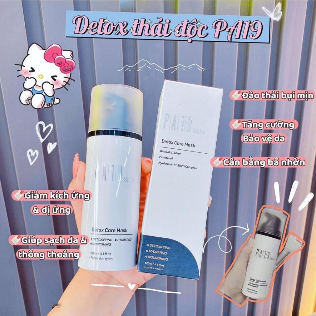Mặt Nạ Thải Độc PA19 Detox Care Mask - 120ml