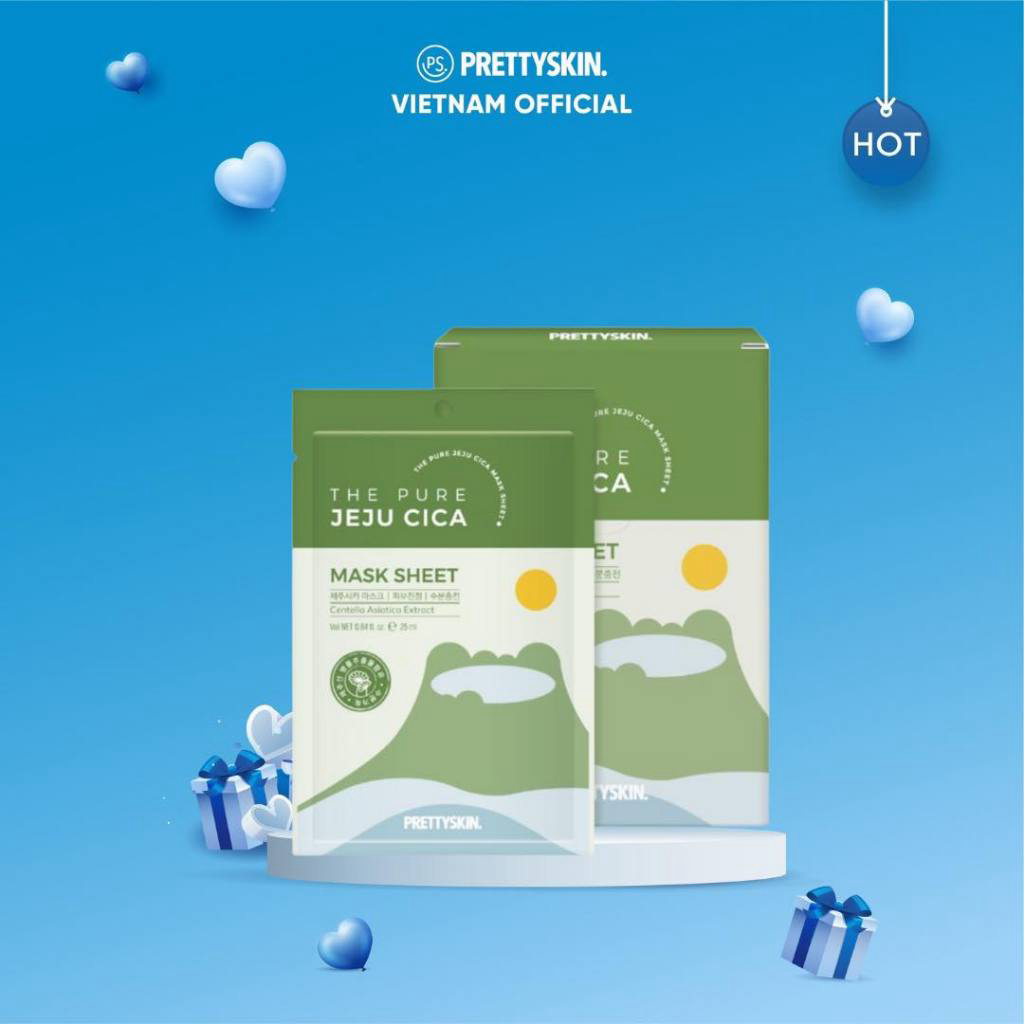 MAT NA RAU MA PRETTYSKIN THE PURE JEJU CICA MASK SHEET