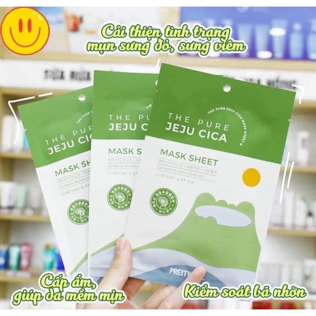 MAT NA RAU MA PRETTYSKIN THE PURE JEJU CICA MASK SHEET