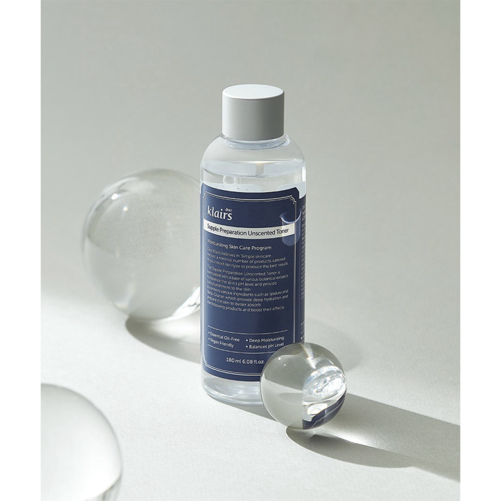 Nước Hoa Hồng Klairs Supple Preparation Unscented Toner 180ml