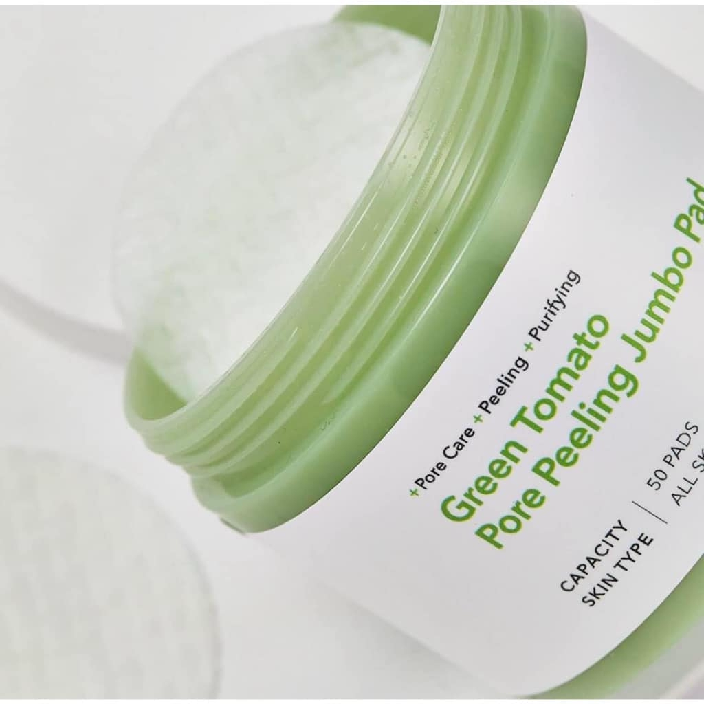 Pad tẩy TBC Sungboon Editor Green Tomato Pore Peeling Jumbo 60 Pads