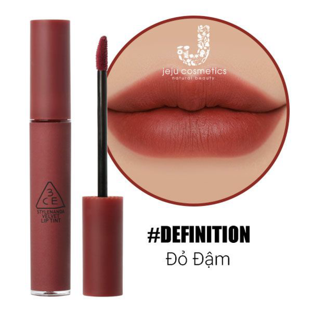 Son Kem 3CE Velvet Lip Tint Son Kem Lì 3CE Mịn Màng Như Nhung 