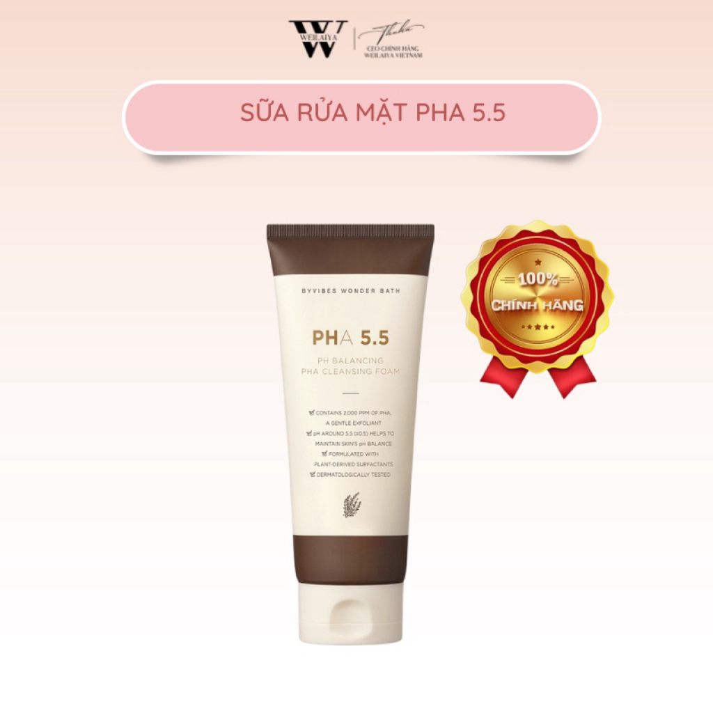 SUA RUA MAT BYVIBES WONDER BATH PHA 5-5 DIU NHE 130ML