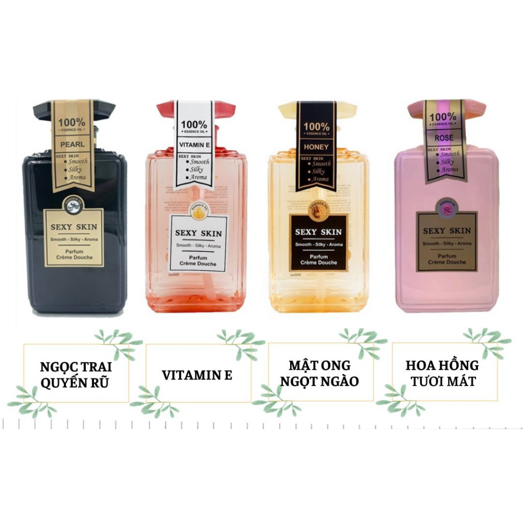 Sữa Tắm Nước Hoa Sexy Skin 600ml