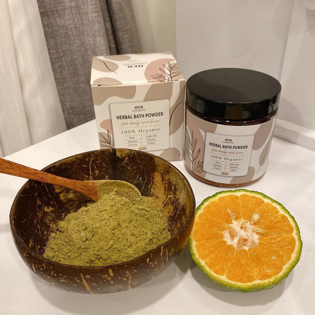 TAM TRANG THAO DUOC HERBAL BATH POWDER - HER COSMETIC 300G