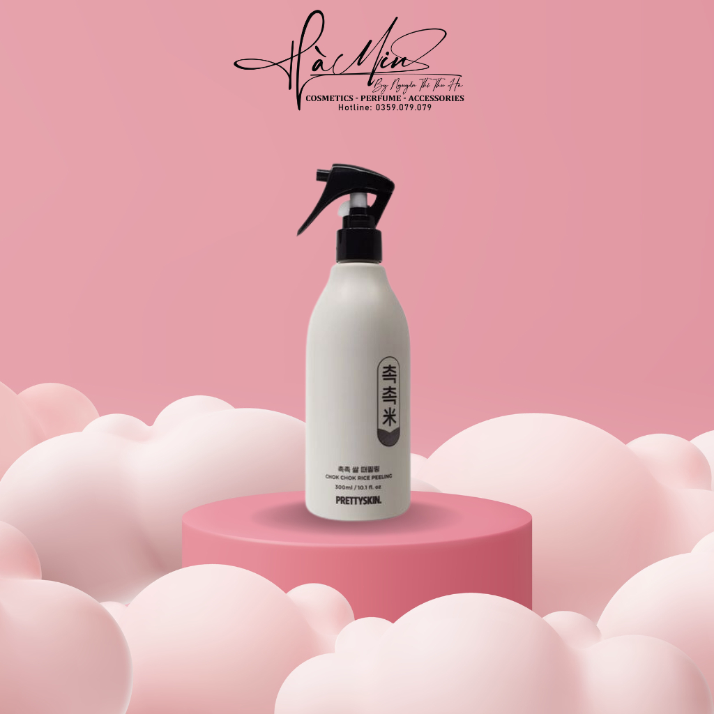 Tẩy Tế Bào Chết Body Dạng Xịt Prettyskin Chok Chok Rice Peeling Pretty Skin Hàn Quốc 300ml 