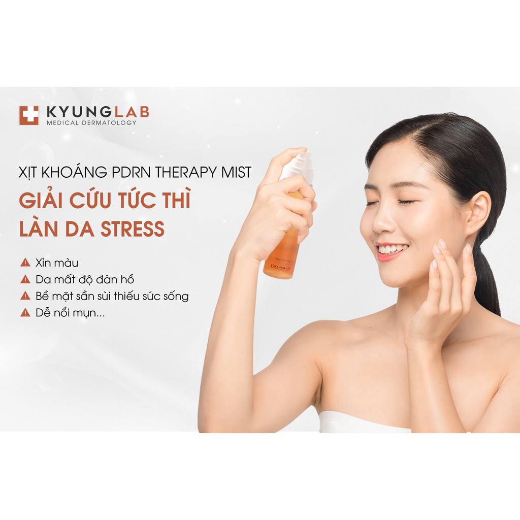 XIT KHOANG THAN KYUNG LAB CHINH HANG PDRN THERAPY MIST 150ML-XIT TE BAO GOC TANG SINH COLLAGEN CAP AM PHUC HOI BAO VE DA